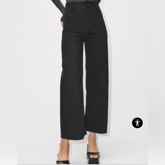 Zara Jeans Zara High Waisted Marinesailor Pants 264 Poshmark